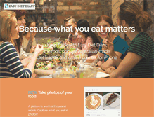 Tablet Screenshot of easydietdiary.com